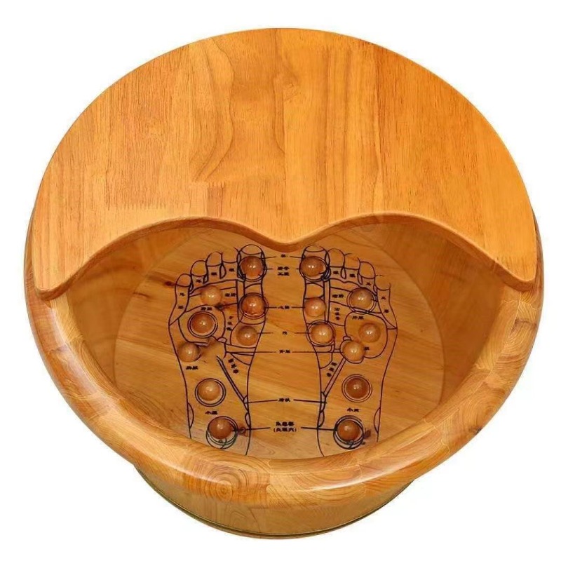 Cedar Wood Foot Soaking Bucket - огляд і ціна Foot Bath Massager