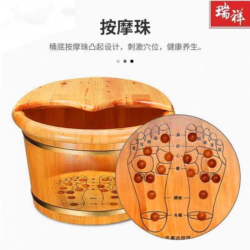 Cedar Wood Foot Soaking Bucket - огляд і ціна Foot Bath Massager
