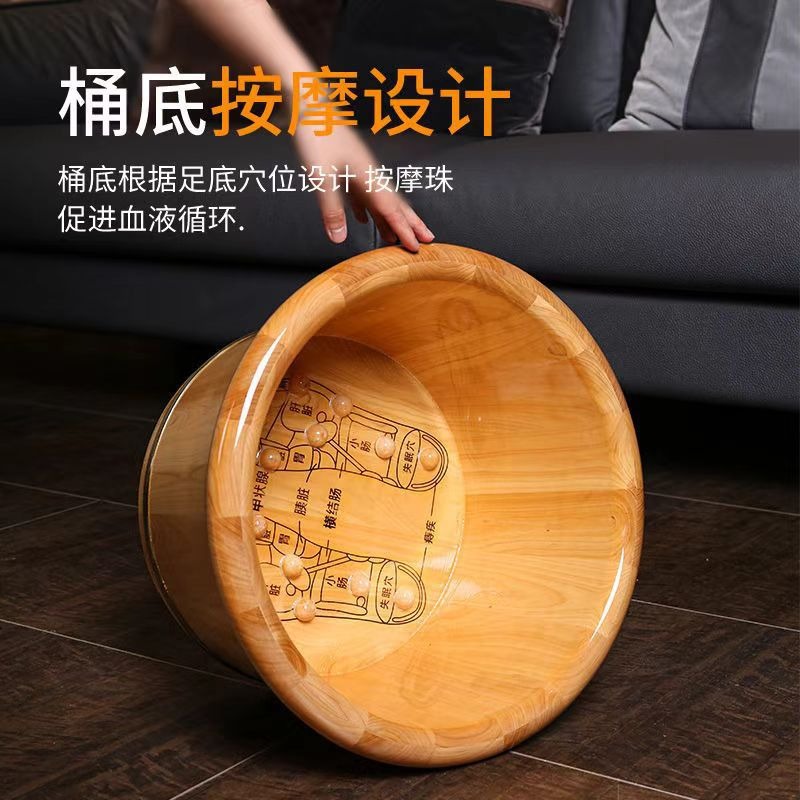 Cedar Wood Foot Soaking Bucket - огляд і ціна Foot Bath Massager