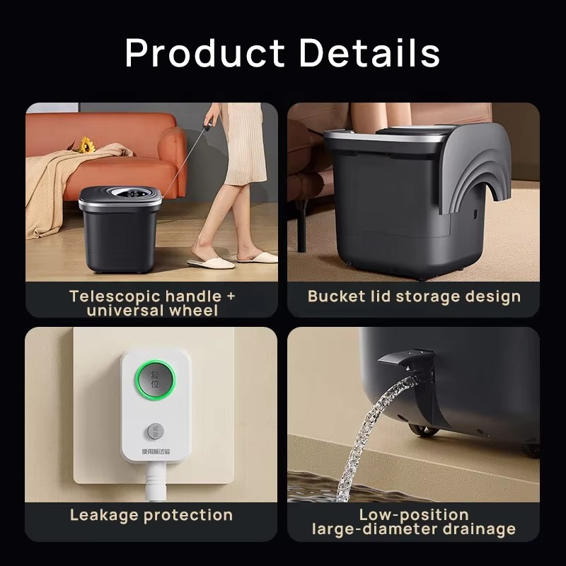 Portable Electric Foot Massage - огляд і ціна Foot Bath Massager