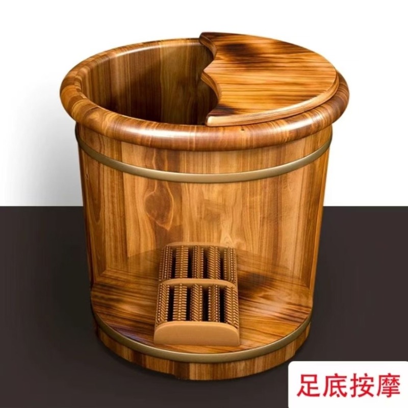 Wooden Foot Soaking Bucket, So - огляд і ціна Foot Bath Massager