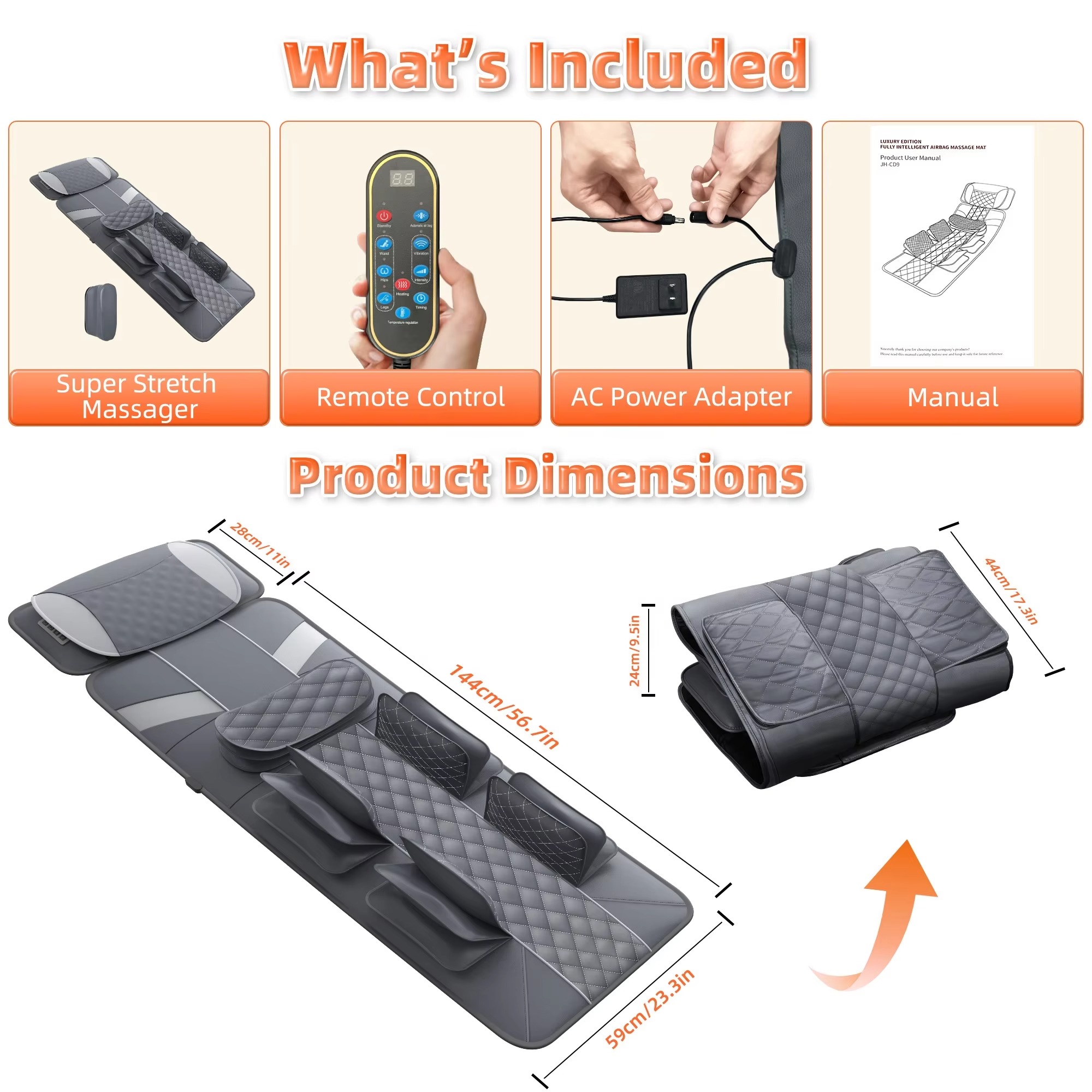 6D Electric Mattress Airbag Tr - огляд і ціна Foot Bath Massager