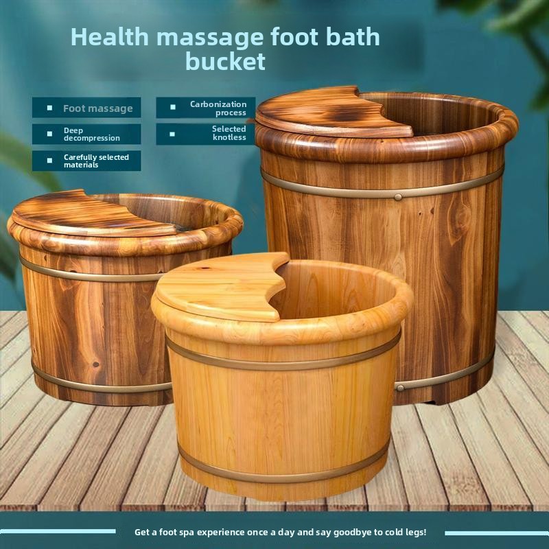 HYS cedar foot bucket foot mas - огляд і ціна Foot Bath Massager