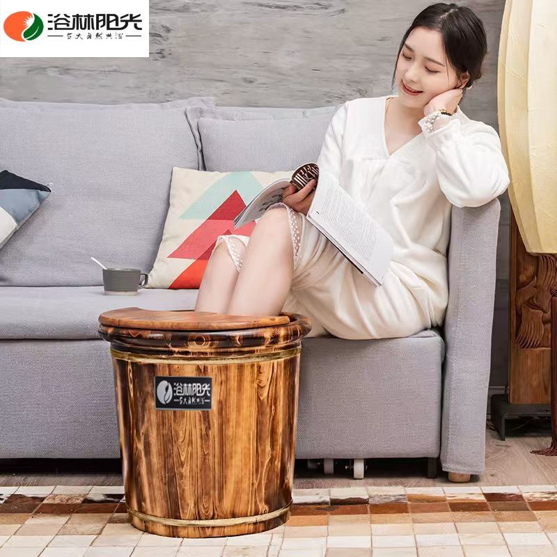 HYS cedar foot bucket foot mas - огляд і ціна Foot Bath Massager